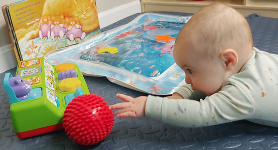 Kidcare Daycare baby playing